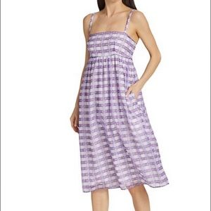 Baum und Pferdgarten Aspen Plaid Fit & Flare MIDI-Dress. size 36 (6)